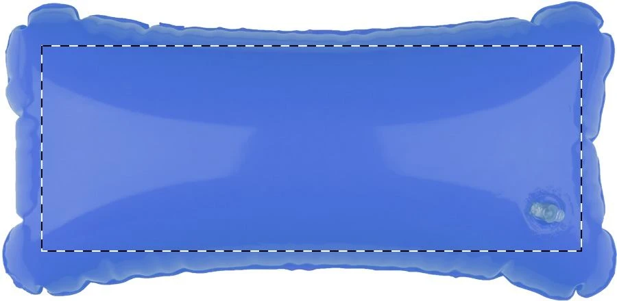 Cerros nafukovací vankúšik – blue – tlačová plocha – Zadná strana