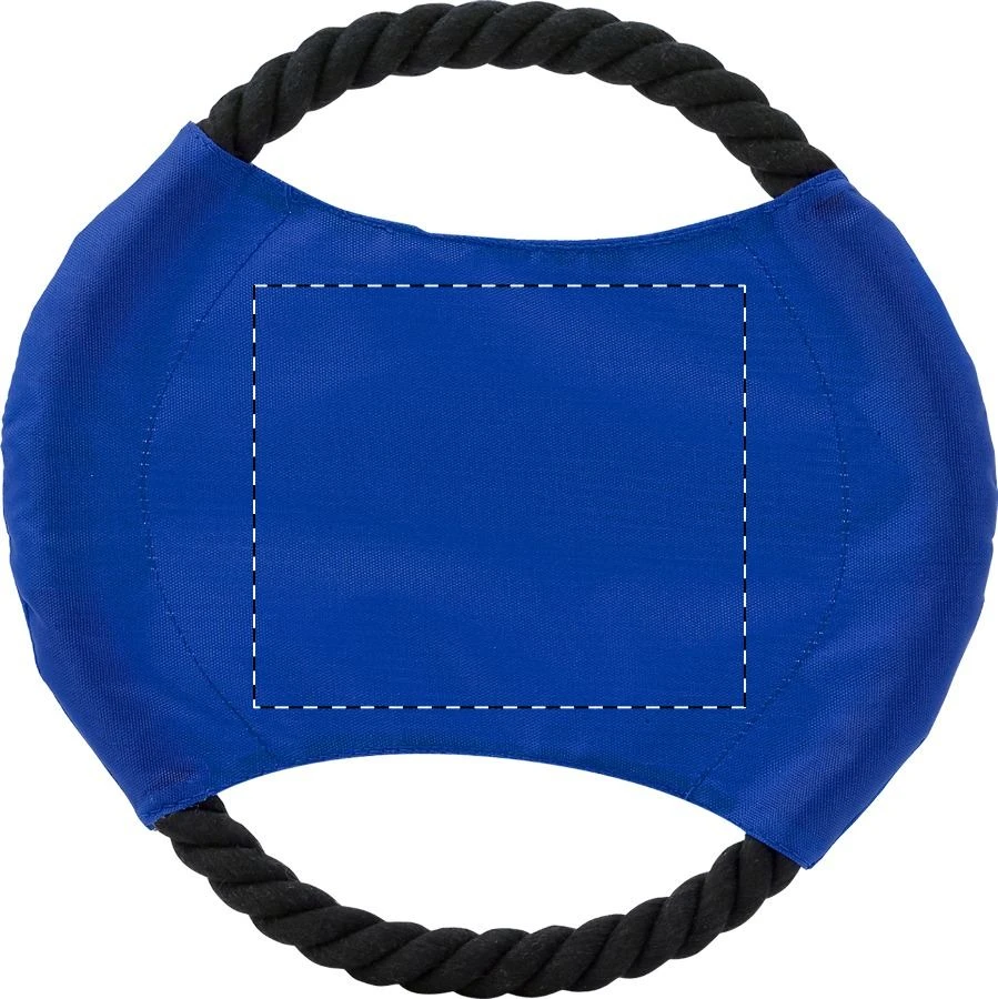 Dogby frisbee pre psy – blue – tlačová plocha – Zadná strana