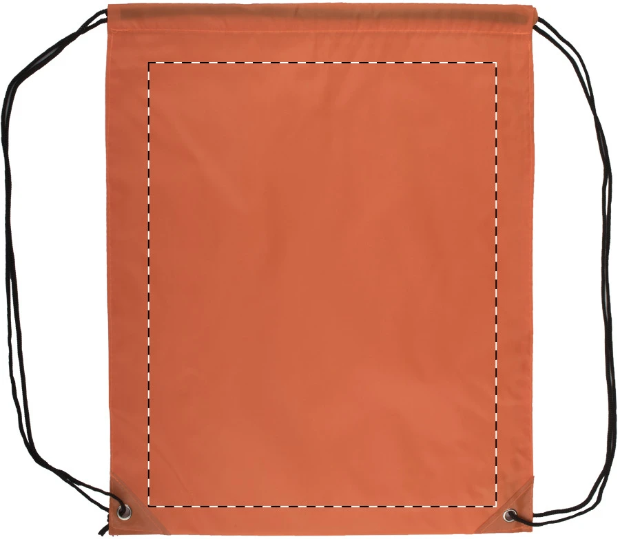 Druuk sťahovací vak – orange – tlačová plocha – Zadná strana