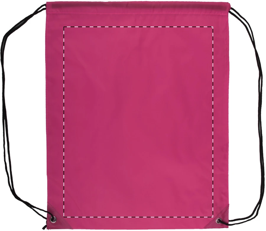 Druuk sťahovací vak – pink – tlačová plocha – Zadná strana
