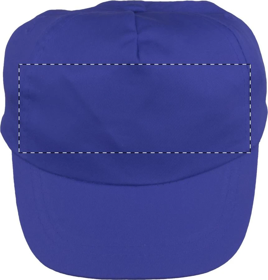 Kidcap detská šiltovka – blue – tlačová plocha – Predná strana
