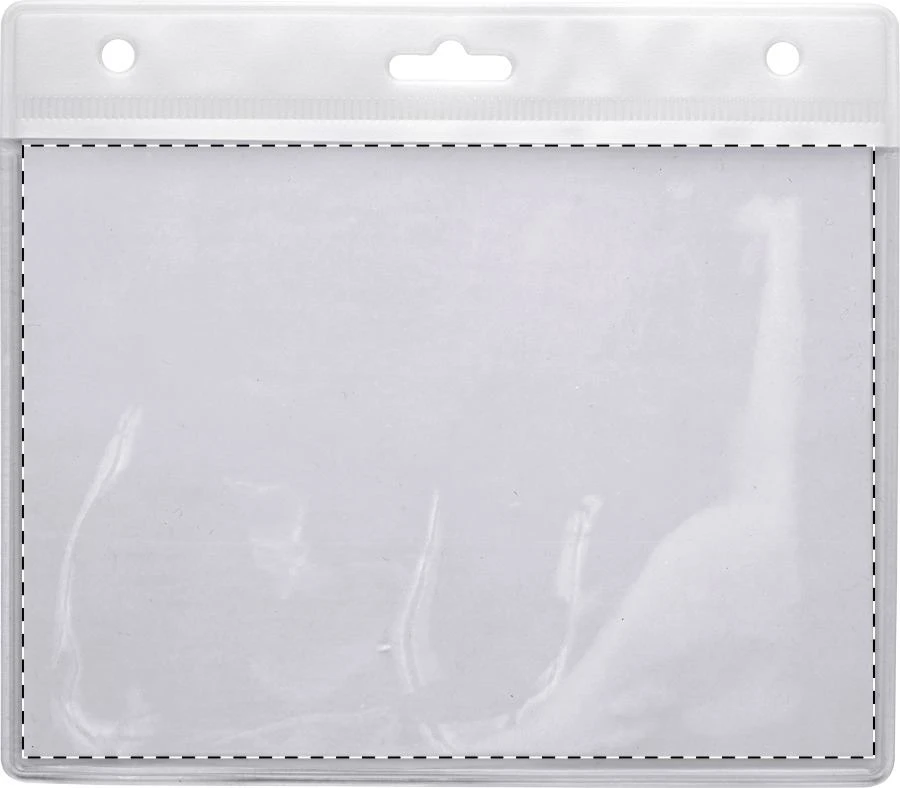 Bahhol identifikačná visačka – white – tlačová plocha – Papierová vložka