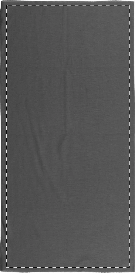 Summit viacúčelová šatka – dark grey – tlačová plocha – Zadná strana