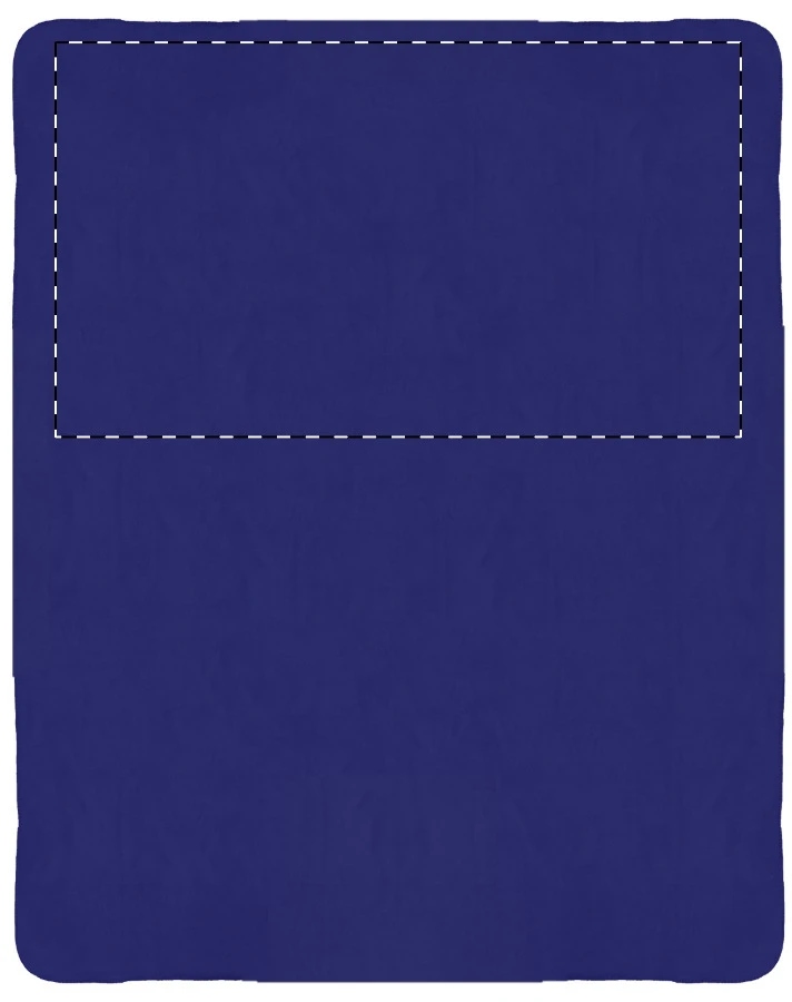 Batura deka – blue – tlačová plocha – Vrchná časť