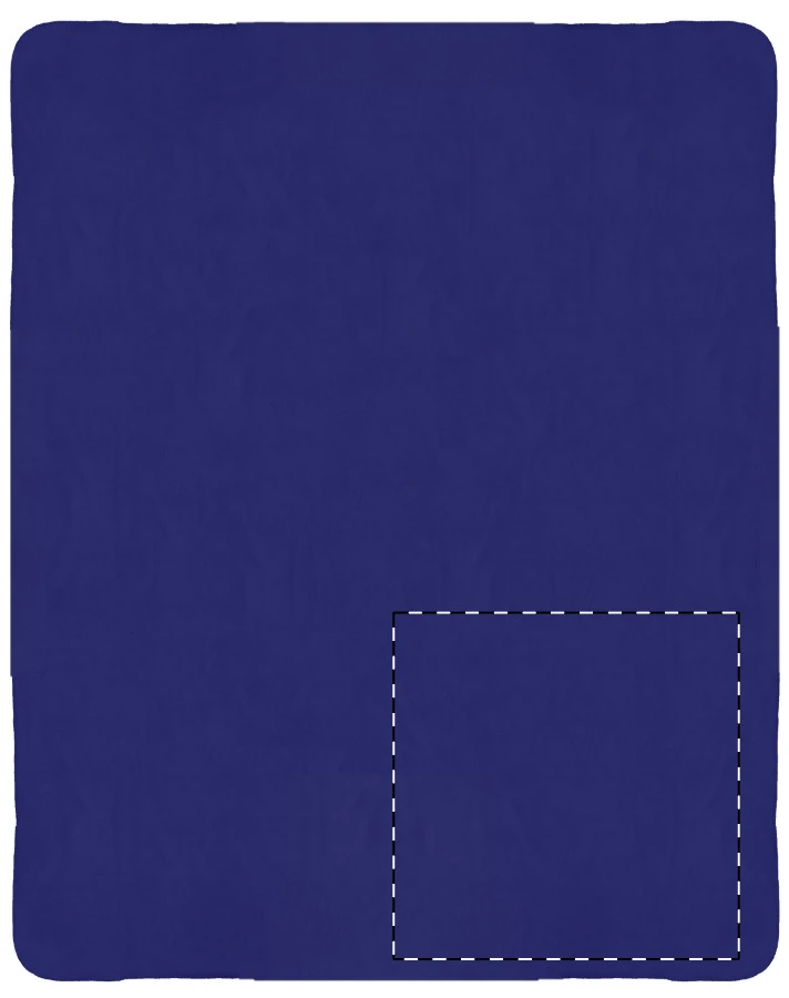 Batura deka – blue – tlačová plocha – Pravý dolný roh