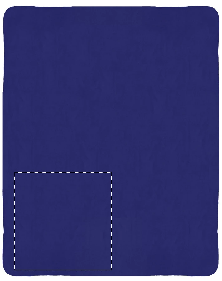 Batura deka – blue – tlačová plocha – Ľavý dolný roh