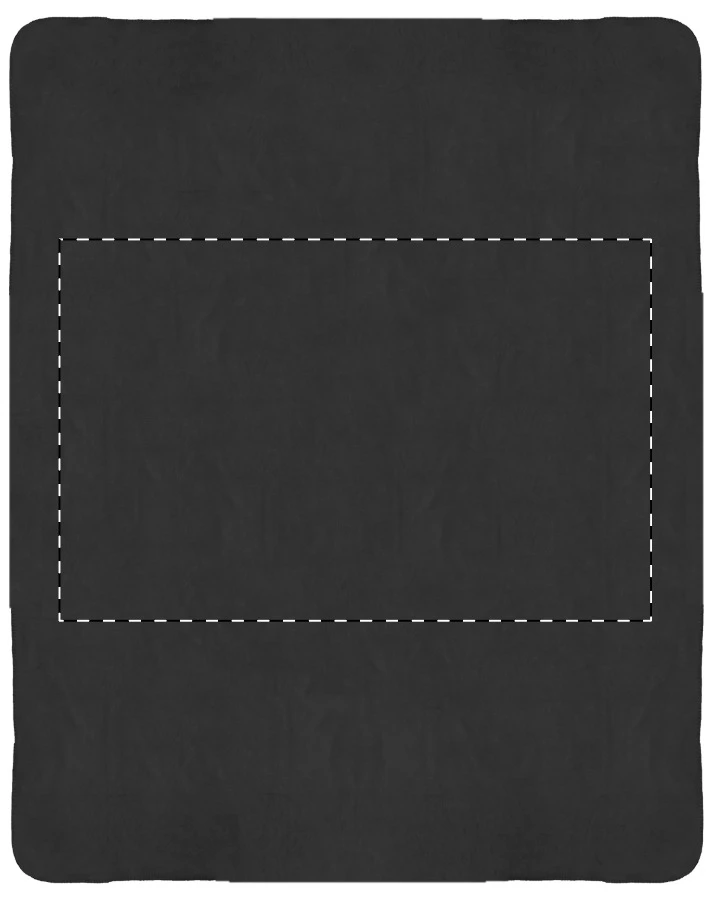 Batura deka – čierna – tlačová plocha – Stred