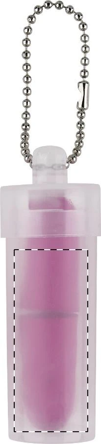 Plux štuple do uší – pink – tlačová plocha – Puzdro/Vrecko
