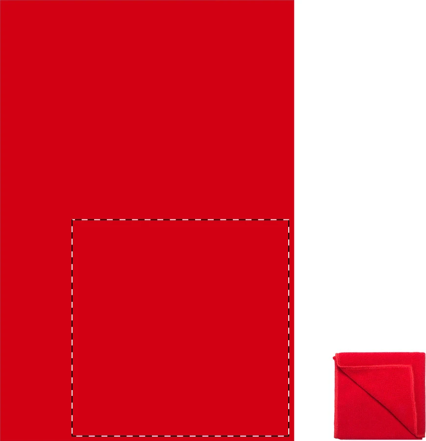 Core uterák – red – tlačová plocha – Pravý dolný roh