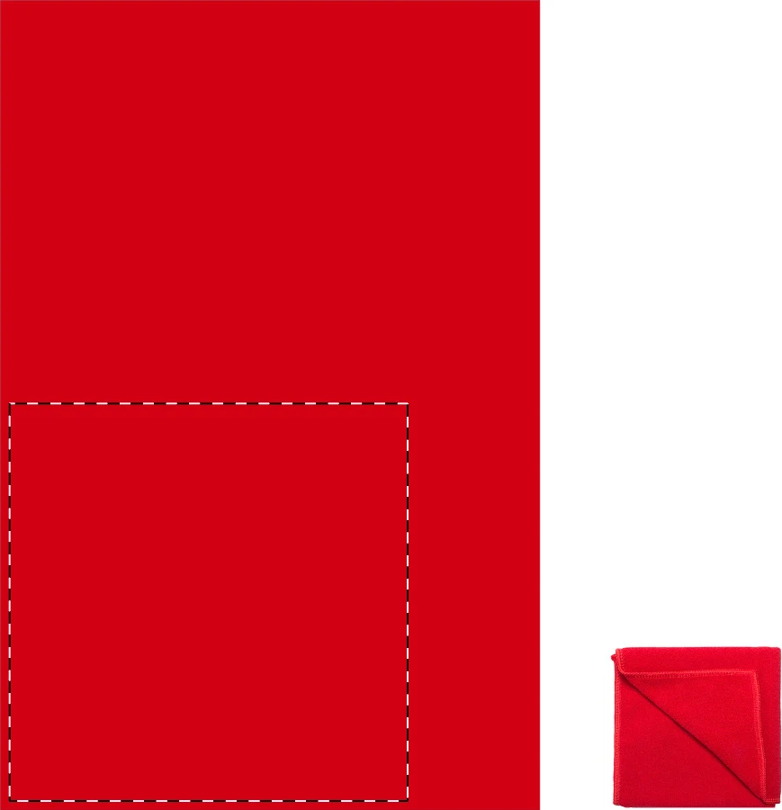 Core uterák – red – tlačová plocha – Ľavý dolný roh