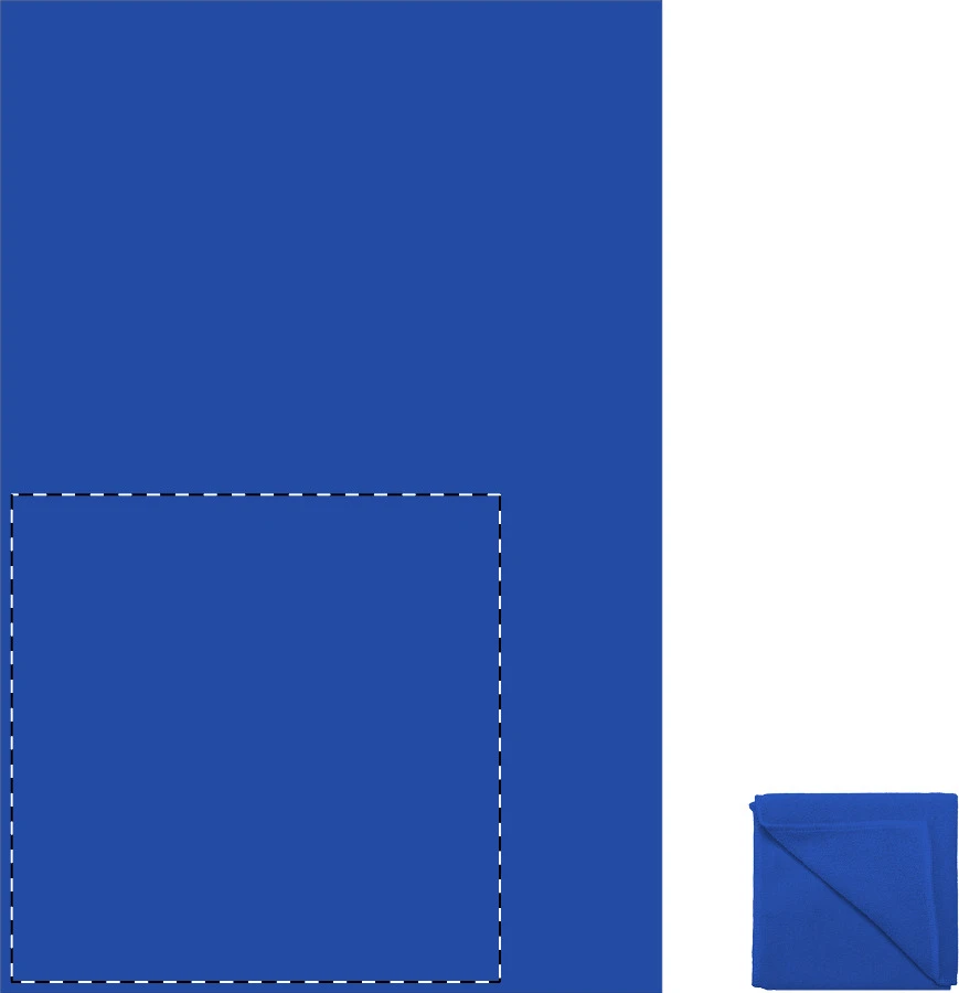 Core uterák – blue – tlačová plocha – Ľavý dolný roh