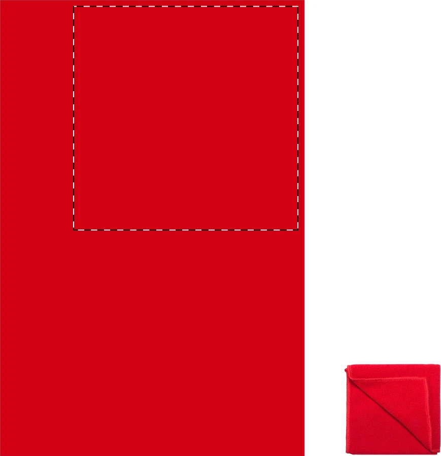 Core uterák – red – tlačová plocha – Pravý horný roh