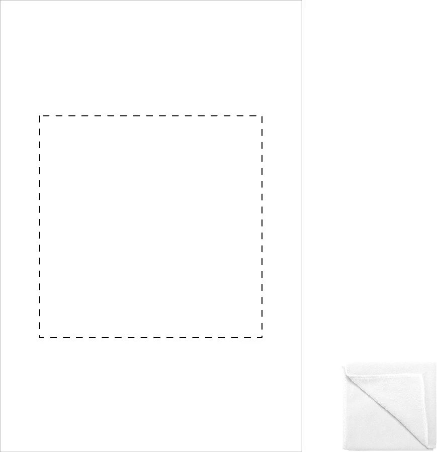 Core uterák – white – tlačová plocha – Stred