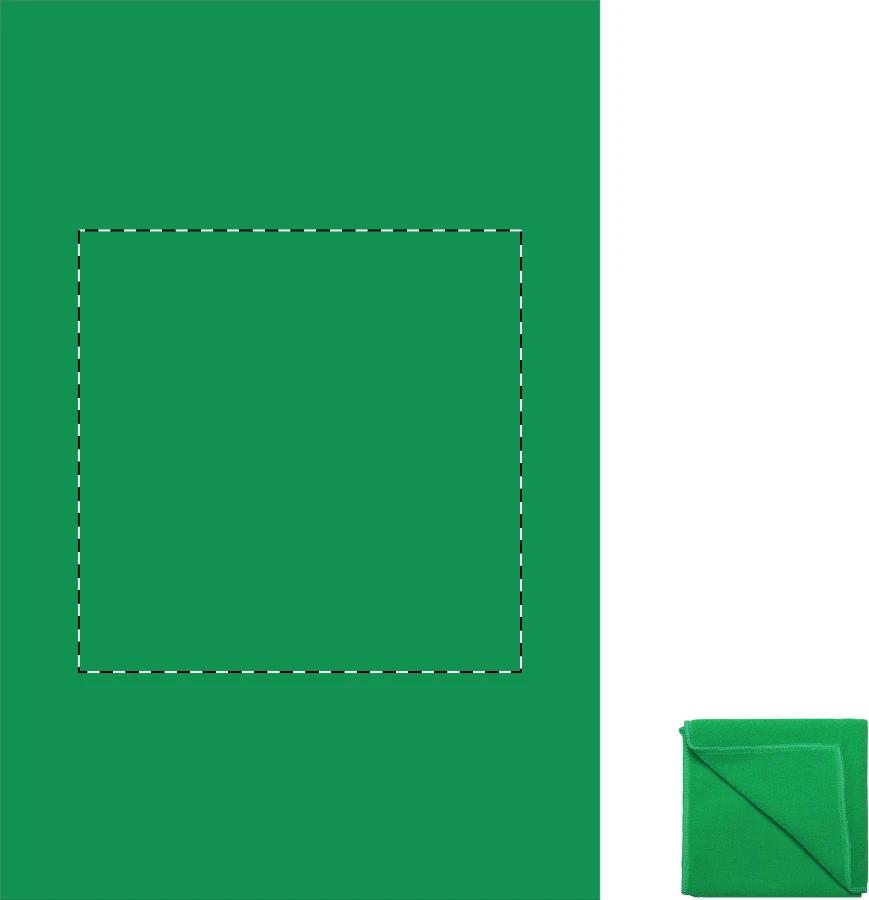 Core uterák – green – tlačová plocha – Stred