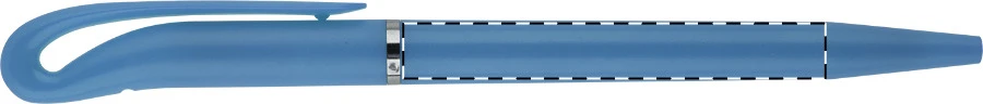 Swim guľôčkové pero – light blue – tlačová plocha – Na telo - pre ľaváka