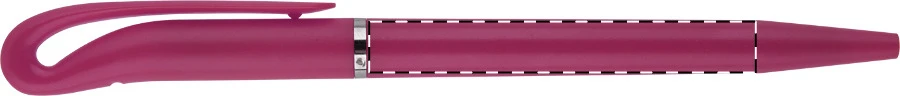 Swim guľôčkové pero – pink – tlačová plocha – Na telo - pre ľaváka