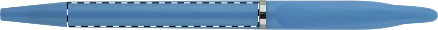 Swim guľôčkové pero – light blue – tlačová plocha – Na telo v línii s klipom