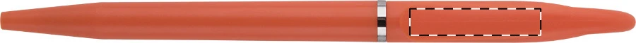 Swim guľôčkové pero – orange – tlačová plocha – Klip
