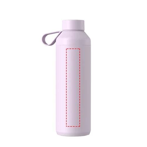 Fľaša na vodu Ocean Bottle Peak 710 ml - Ocean Bottle – levanduľová – tlačová plocha – Zadná strana