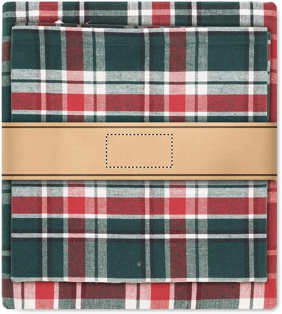 Sada obrusu a 4 obrúskov SANTABLE – vícebarevné – tlačová plocha – INLAY PAD