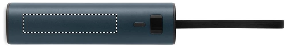 Powerbanka 5000 mAh PD 20 W POWERTUBE – francouzská námořnická modř – tlačová plocha – Bok 1