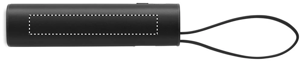 Powerbanka 5000 mAh PD 20 W POWERTUBE – černá – tlačová plocha – Bok 2