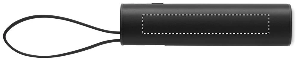 Powerbanka 5000 mAh PD 20 W POWERTUBE – černá – tlačová plocha – Bok 3