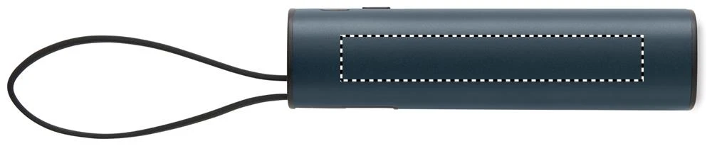 Powerbanka 5000 mAh PD 20 W POWERTUBE – francouzská námořnická modř – tlačová plocha – Bok 3