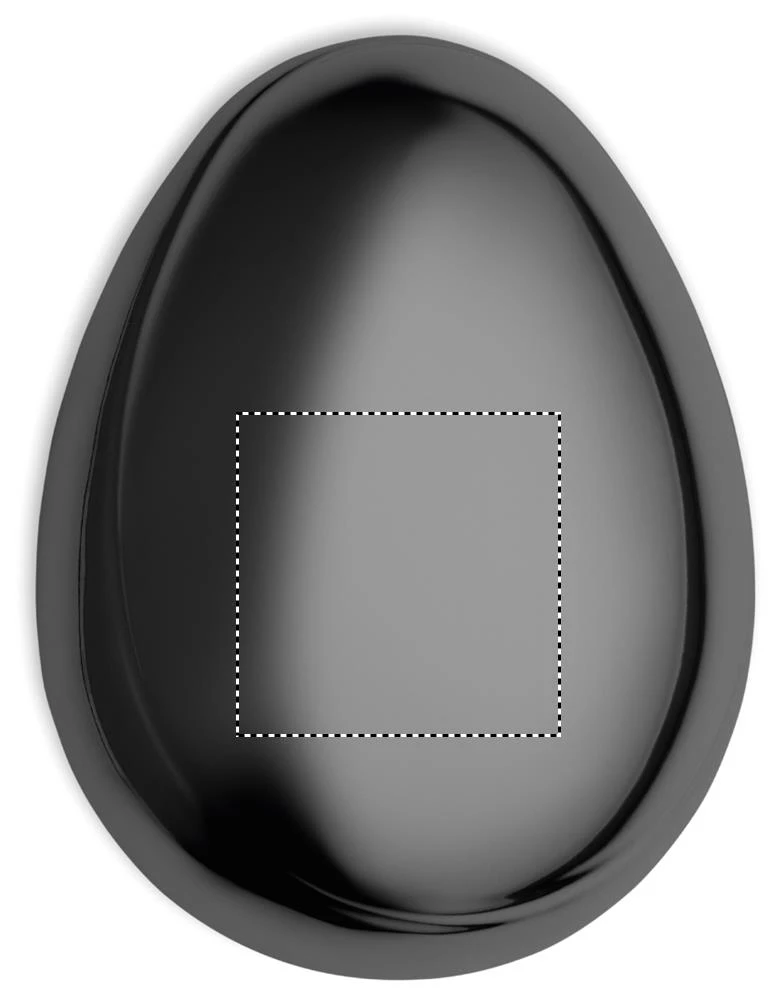 Kefa na rozčesávanie vlasov BRUSH – černá – tlačová plocha – Bok 1