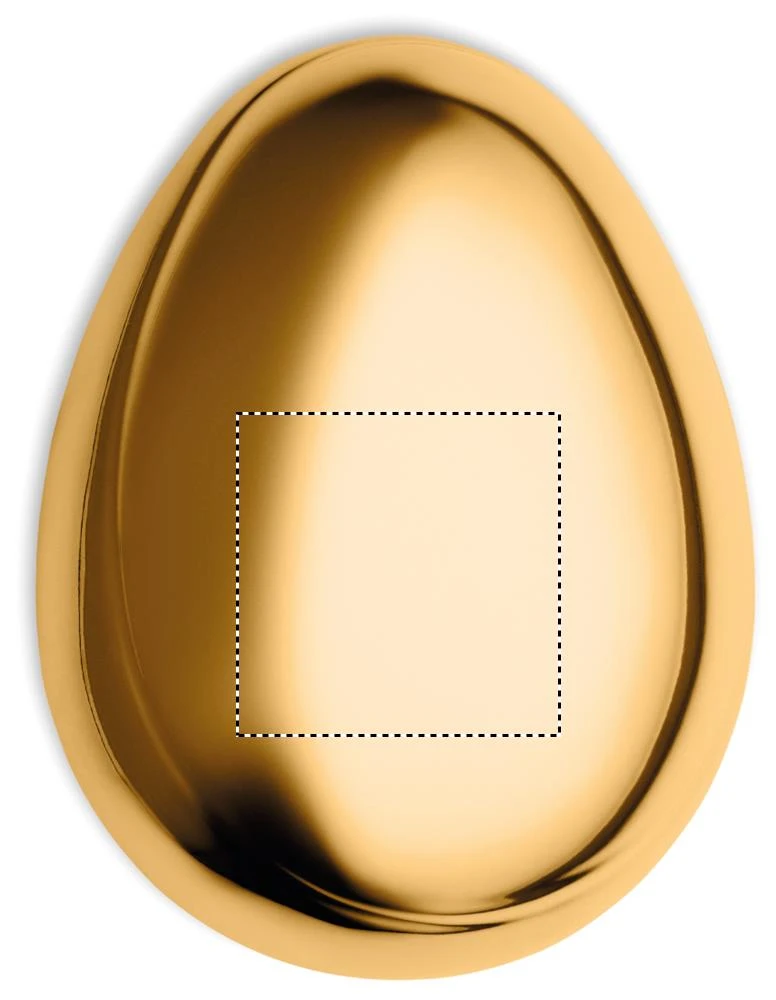 Kefa na rozčesávanie vlasov BRUSH – zlatá – tlačová plocha – Bok 1