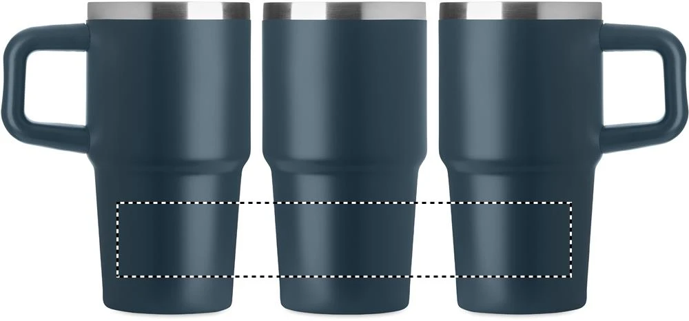 Termohrnček ALAND 500 ml – francouzská námořnická modř – tlačová plocha – 360 LOWER
