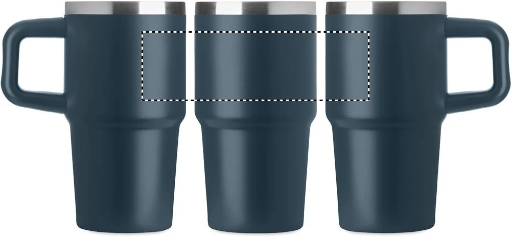 Termohrnček ALAND 500 ml – francouzská námořnická modř – tlačová plocha – Dookola (rotačná sieťotlač)