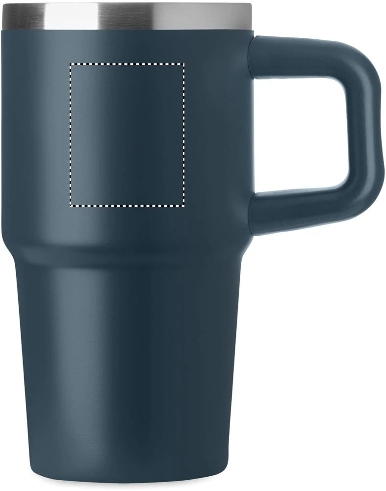 Termohrnček ALAND 500 ml – francouzská námořnická modř – tlačová plocha – Pre pravákov