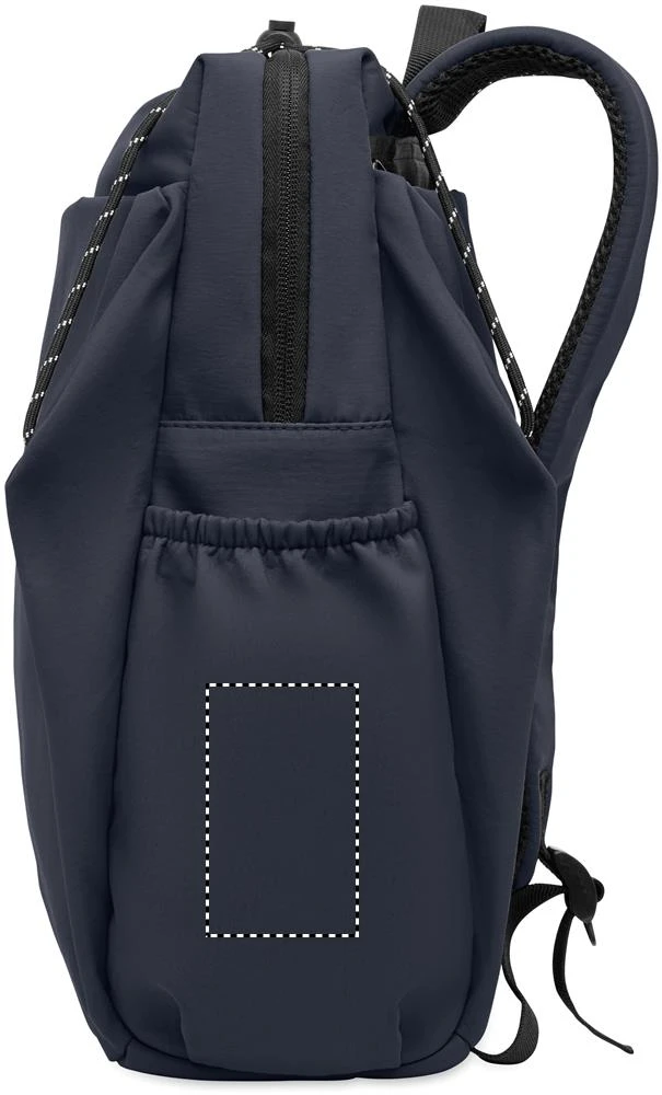 Nylonový batoh na 16" notebook NAPA – francouzská námořnická modř – tlačová plocha – Pravý bok