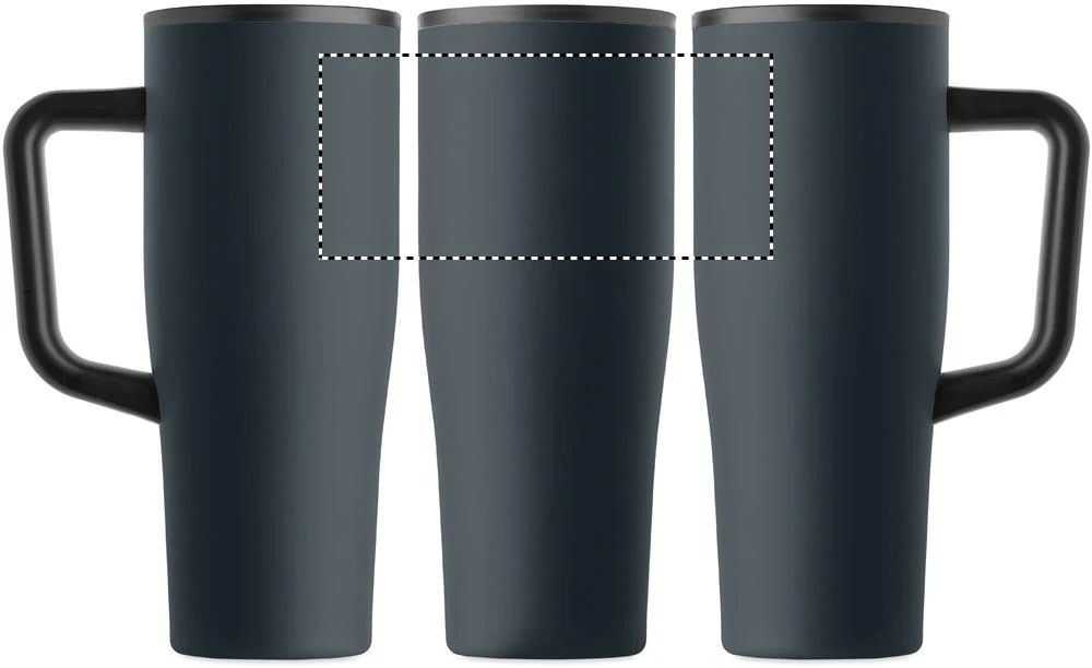 Termohrnček ATLANTA 900 ml – francouzská námořnická modř – tlačová plocha – Dookola (rotačná sieťotlač)