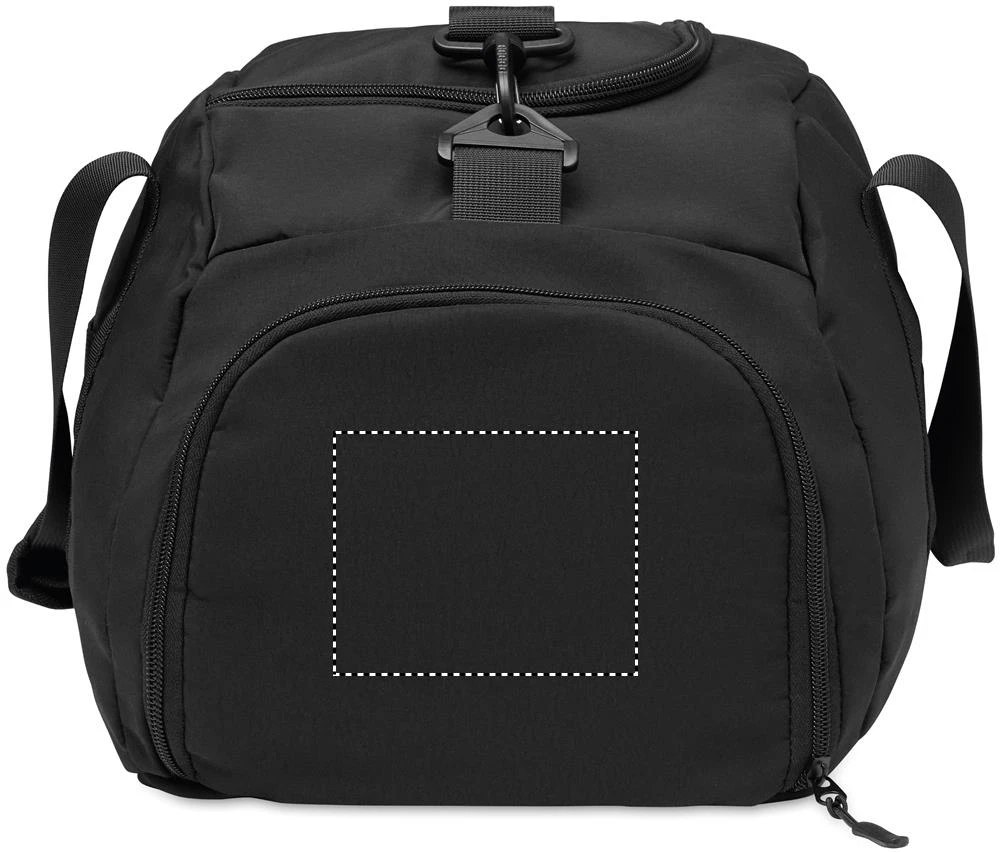 Mestská športová taška 20L ELEVA – černá – tlačová plocha – LEFT POCKET