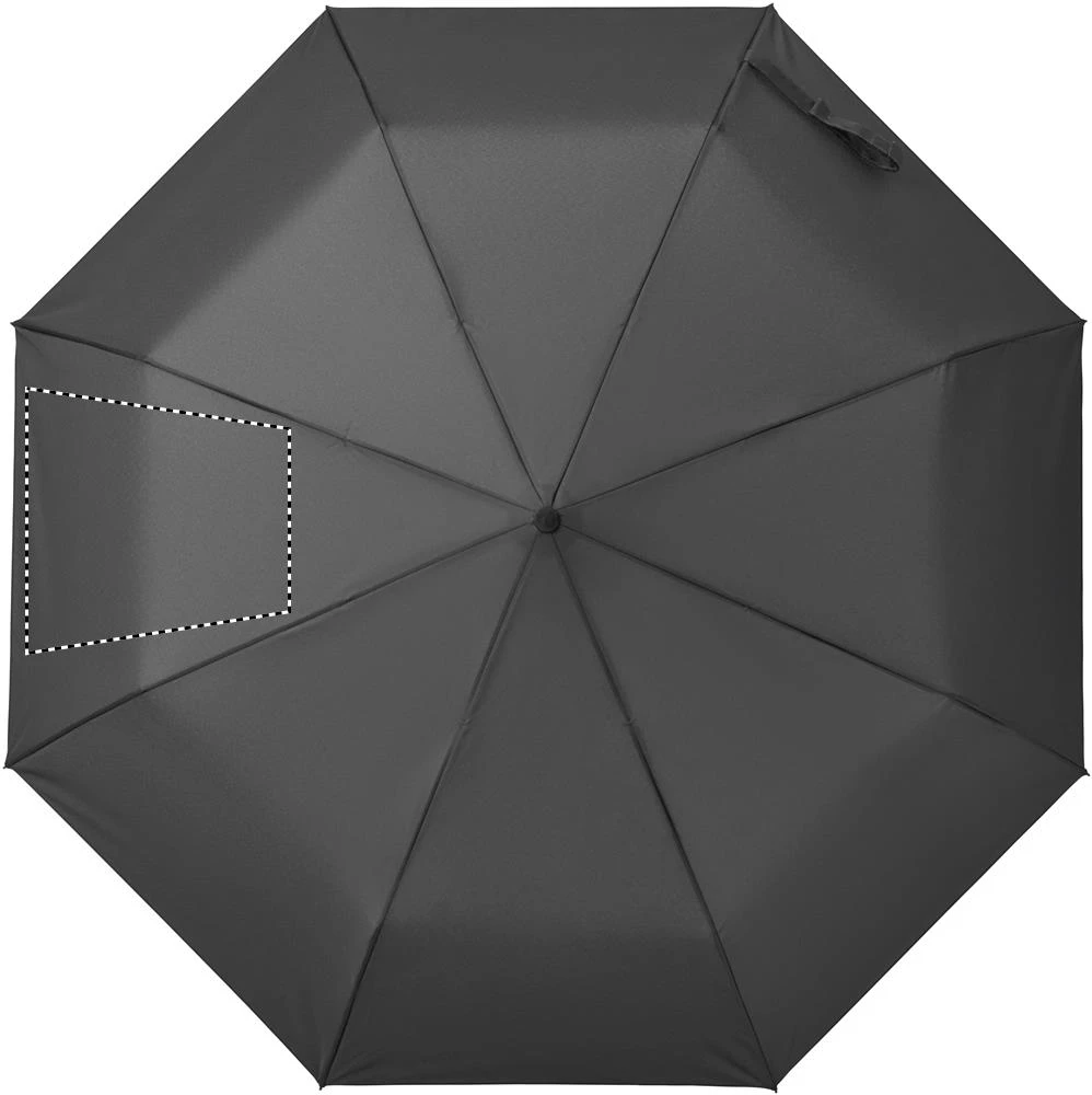 Skladací automatický dáždnik RAYNA FOLD – kamenně šedá – tlačová plocha – Segment 2