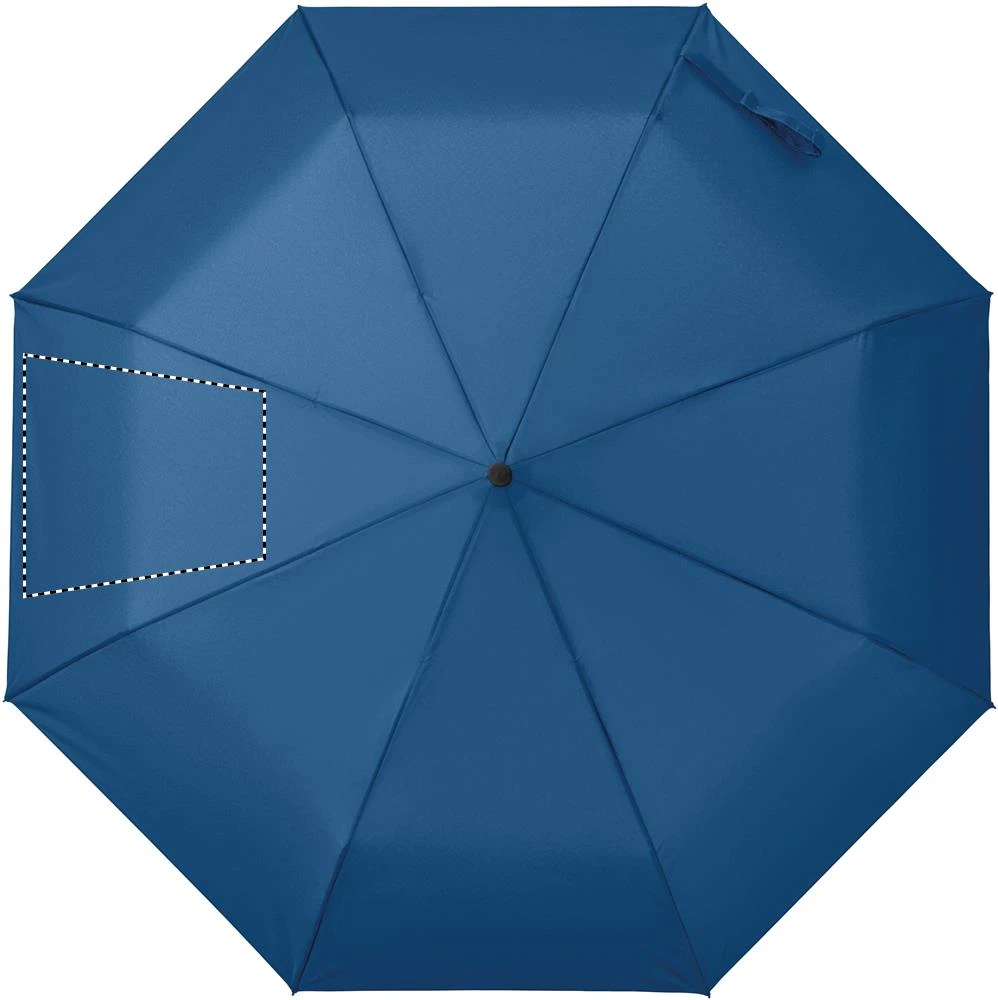 Skladací automatický dáždnik RAYNA FOLD – královská modř – tlačová plocha – Segment 2