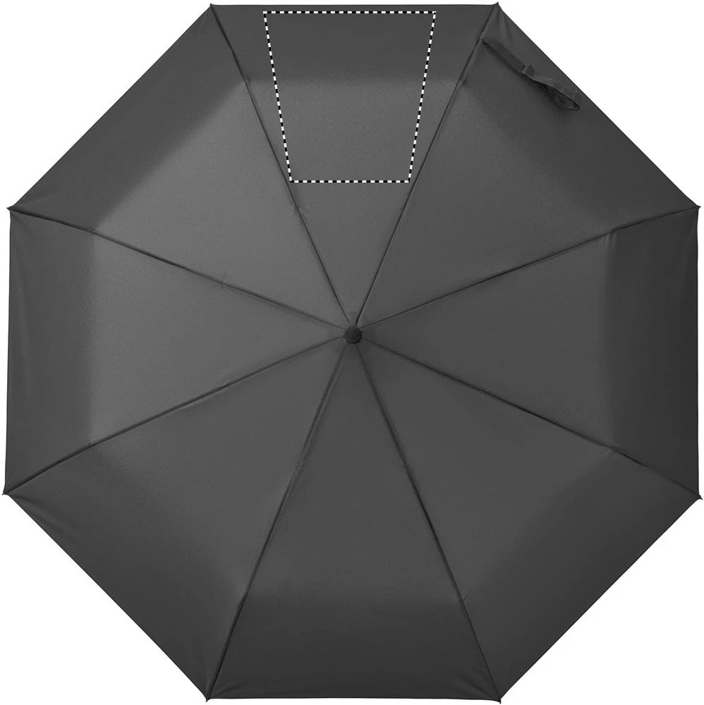 Skladací automatický dáždnik RAYNA FOLD – kamenně šedá – tlačová plocha – Segment 3