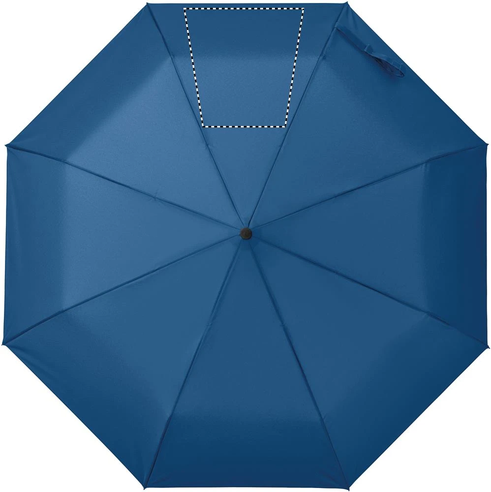 Skladací automatický dáždnik RAYNA FOLD – královská modř – tlačová plocha – Segment 3