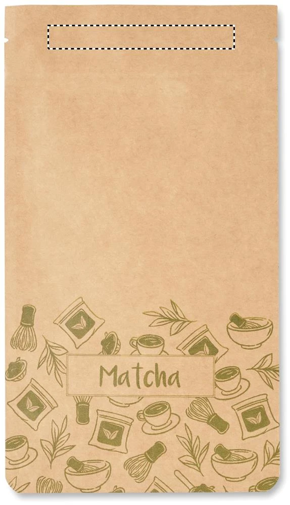 Matcha čajový prášok 10 g MATCHA – béžová – tlačová plocha – Bok 1