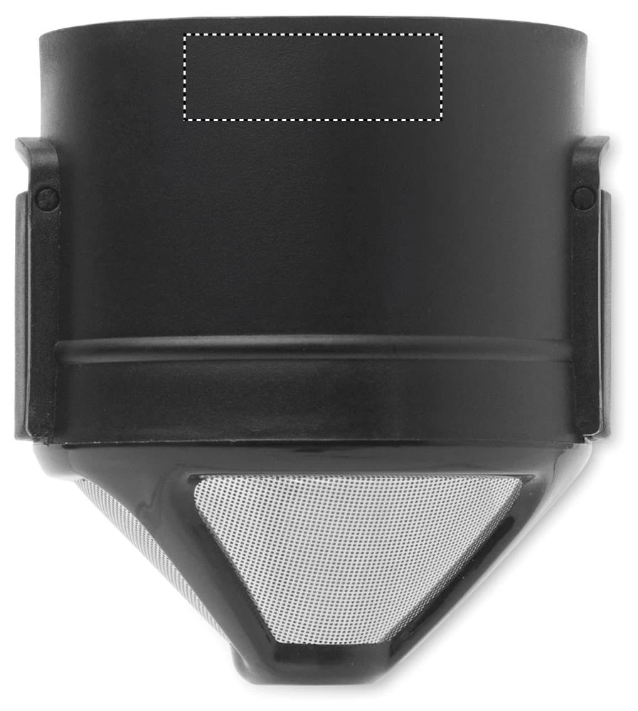 Opakovane použiteľný filter FILTER – černá – tlačová plocha – Bok 1