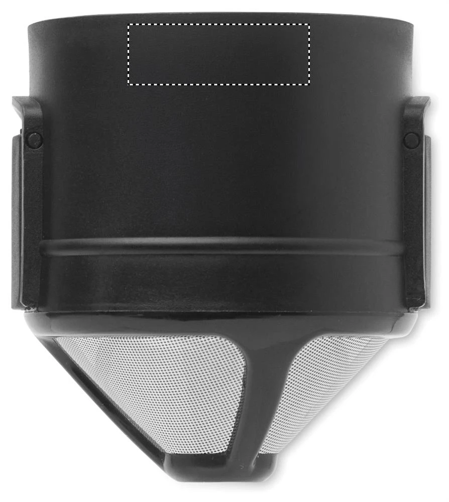 Opakovane použiteľný filter FILTER – černá – tlačová plocha – Bok 2