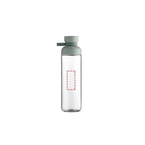 Fľaša na vodu Mepal Vita 900 ml - Mepal – šalvějová – tlačová plocha – Zadná strana