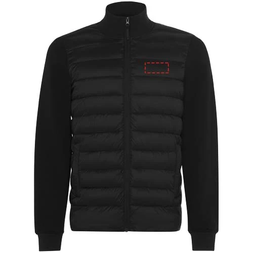 Unisex bunda Vivaro - Roly – černá – tlačová plocha – Ľavá strana hrude