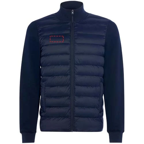 Unisex bunda Vivaro - Roly – námornícka modrá – tlačová plocha – Pravá strana hrude