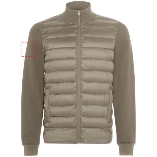 Unisex bunda Vivaro - Roly – tmavě písková – tlačová plocha – Pravý biceps