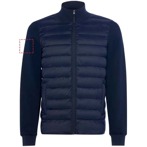 Unisex bunda Vivaro - Roly – námornícka modrá – tlačová plocha – Pravý biceps