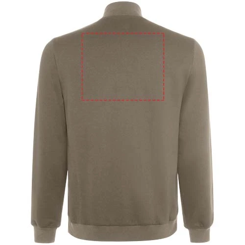 Unisex bunda Vivaro - Roly – tmavě písková – tlačová plocha – Zadná strana