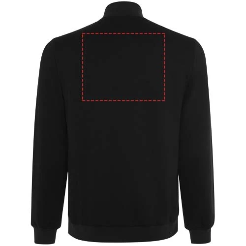 Unisex bunda Vivaro - Roly – černá – tlačová plocha – Zadná strana